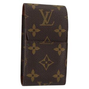 LOUIS VUITTON Monogram Etui Cigarette Case M63024 LV Auth BA8510